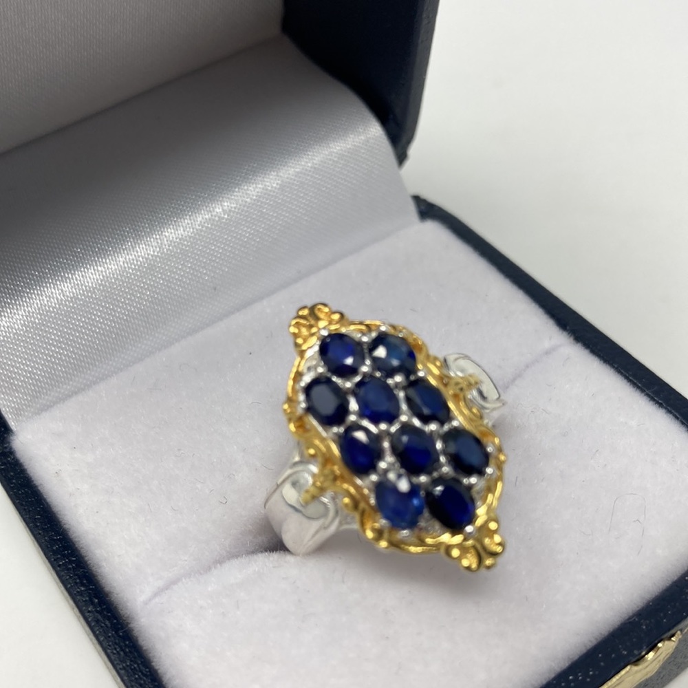 Exquisite Genuine Sapphire Ring - image 2
